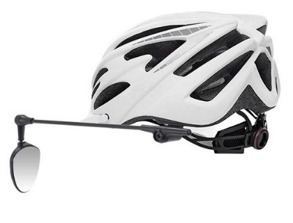 PChero Bike Helmet Mirror, 360 Degree Adjustable Bicycle Cycling Rear View Helmet Mirror